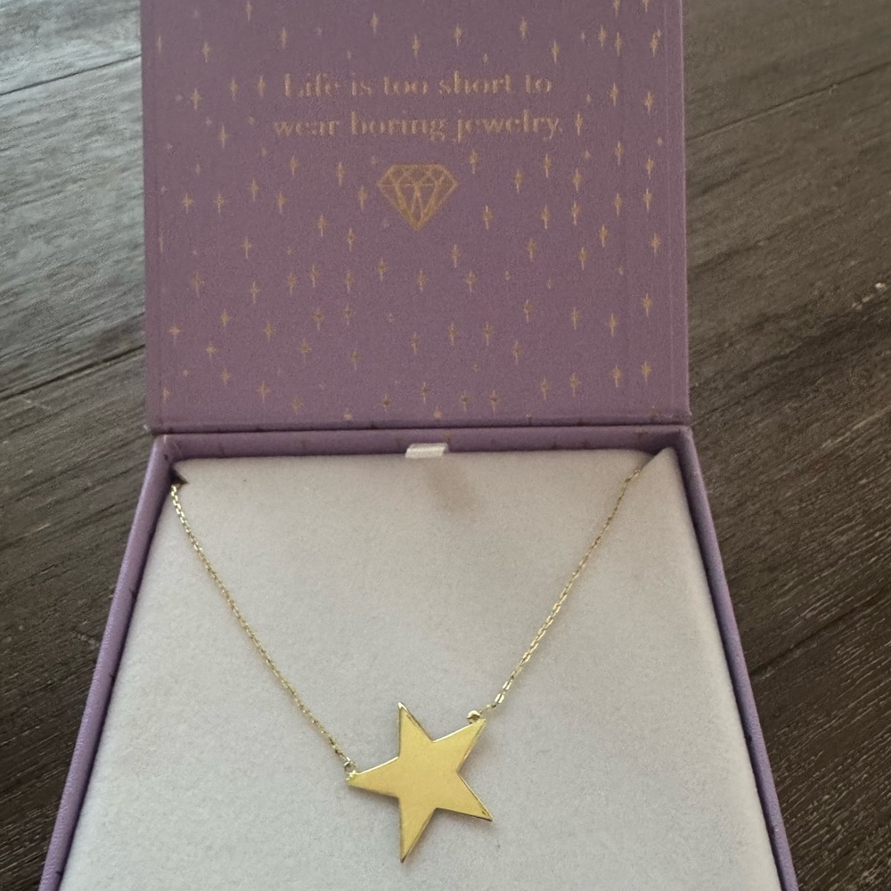 Melinda Maria You are My Big Star - Gold Star Pendant Necklace